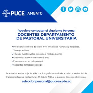 Oportunidad Laboral